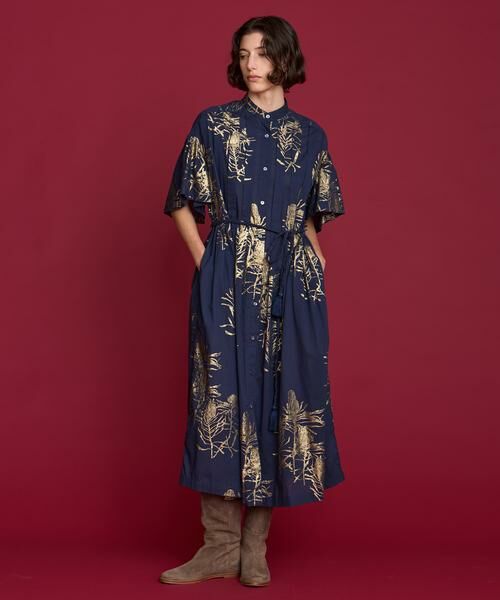 HOUSE OF LOTUS / ハウス オブ ロータス ワンピース | ハクプリントピンタックワンピース | 詳細2