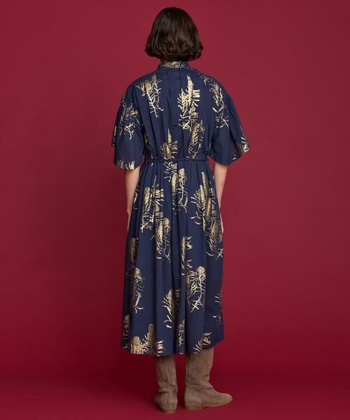 HOUSE OF LOTUS / ハウス オブ ロータス ワンピース | ハクプリントピンタックワンピース | 詳細4