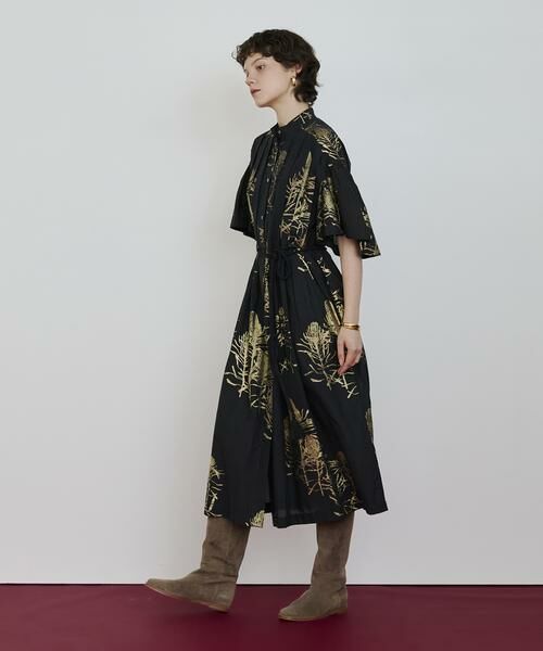 HOUSE OF LOTUS / ハウス オブ ロータス ワンピース | ハクプリントピンタックワンピース | 詳細7