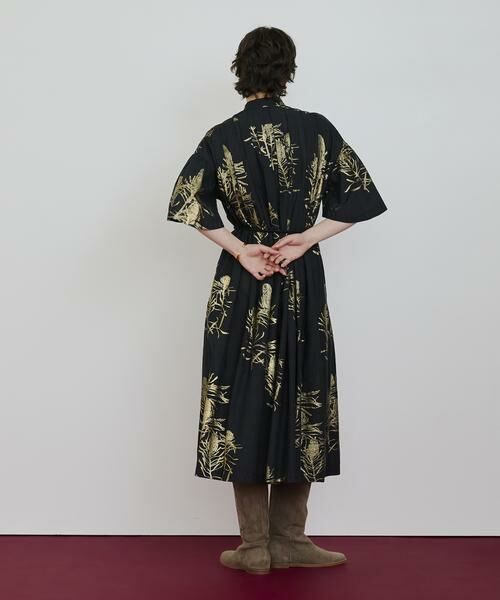 HOUSE OF LOTUS / ハウス オブ ロータス ワンピース | ハクプリントピンタックワンピース | 詳細8