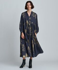 HOUSE OF LOTUS / ハウス オブ ロータス ワンピース | ハクプリントティアードワンピース