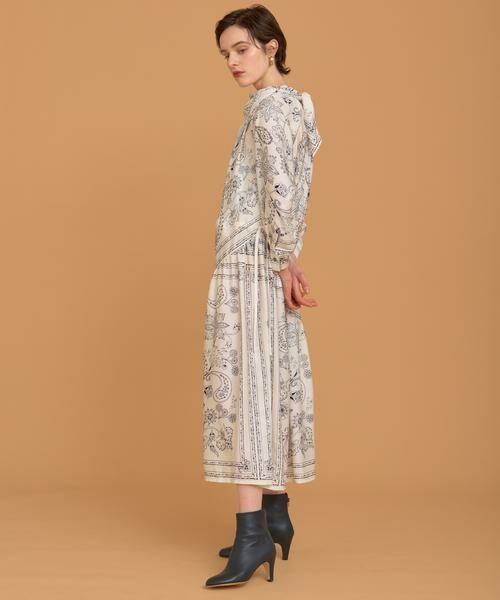 HOUSE OF LOTUS / ハウス オブ ロータス ワンピース | スカーフプリントワンピース | 詳細2