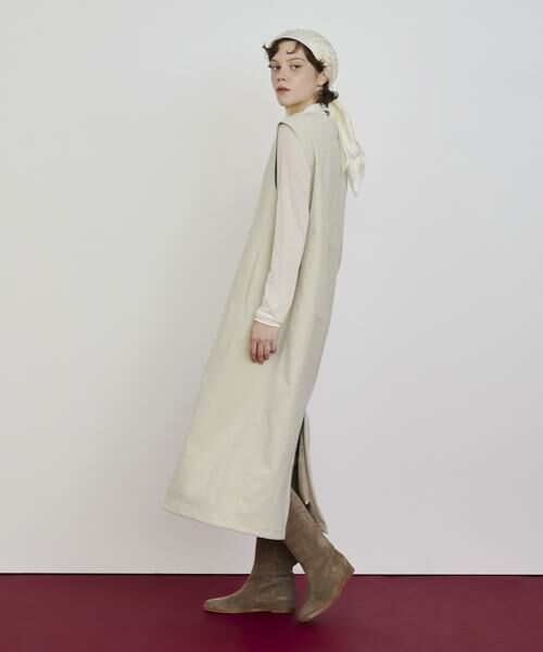 HOUSE OF LOTUS / ハウス オブ ロータス ワンピース | フェイクスエードフォルムワンピース | 詳細4