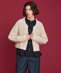 HOUSE OF LOTUS / ハウス オブ ロータス カーディガン・ボレロ | ハンドクロシェットボタンカーディガン