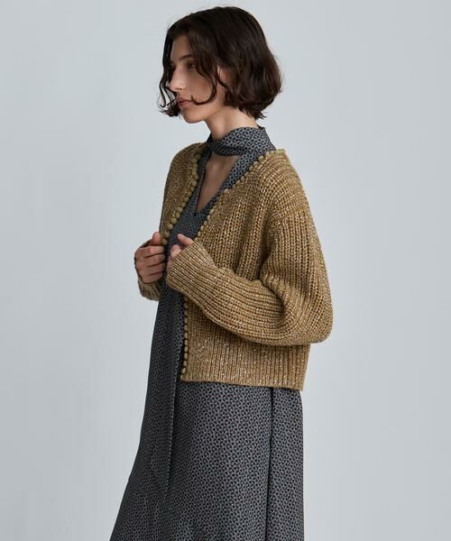 HOUSE OF LOTUS / ハウス オブ ロータス カーディガン・ボレロ | ハンドクロシェットボタンカーディガン | 詳細6