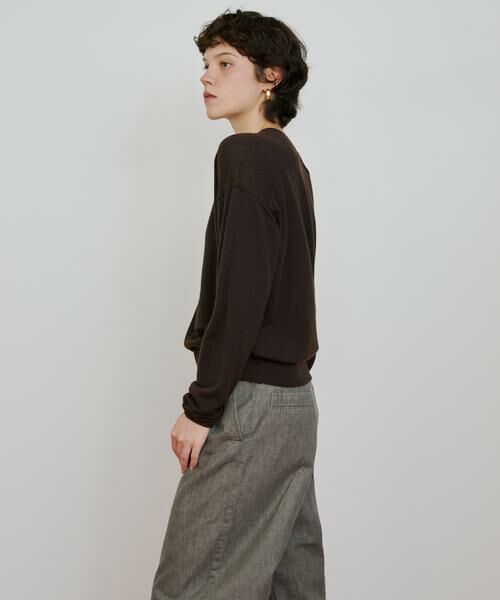 HOUSE OF LOTUS / ハウス オブ ロータス ニット・セーター | カシミヤシルクブレンドクルーネックプルオーバー | 詳細4