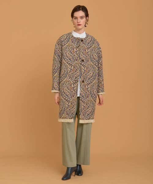HOUSE OF LOTUS / ハウス オブ ロータス その他アウター | ペイズリージャカードコート | 詳細1