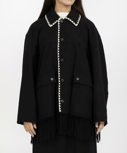 HOUSE OF LOTUS / ハウス オブ ロータス ブルゾン | ウールフリンジブルゾン | 詳細1