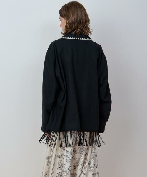 HOUSE OF LOTUS / ハウス オブ ロータス ブルゾン | ウールフリンジブルゾン | 詳細9