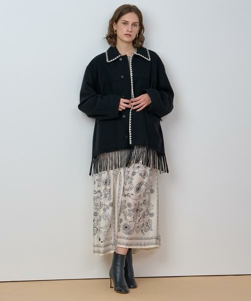 HOUSE OF LOTUS / ハウス オブ ロータス ブルゾン | ウールフリンジブルゾン | 詳細10