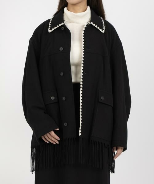 HOUSE OF LOTUS / ハウス オブ ロータス ブルゾン | ウールフリンジブルゾン | 詳細6