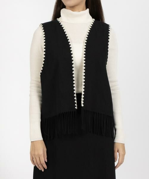 HOUSE OF LOTUS / ハウス オブ ロータス ベスト | ウールフリンジベスト | 詳細1