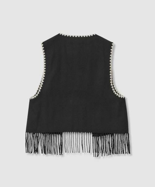 HOUSE OF LOTUS / ハウス オブ ロータス ベスト | ウールフリンジベスト | 詳細10