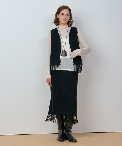 HOUSE OF LOTUS / ハウス オブ ロータス ベスト | ウールフリンジベスト | 詳細8