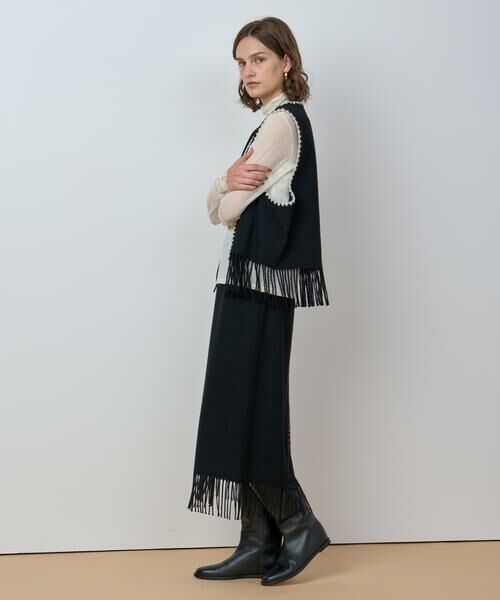 HOUSE OF LOTUS / ハウス オブ ロータス スカート | ウールフリンジスカート | 詳細1