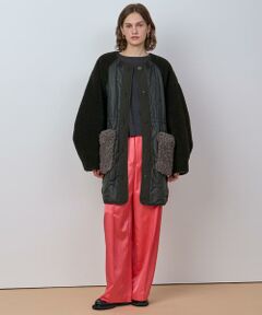 HOUSE OF LOTUS / ハウス オブ ロータス その他アウター | ボアパッチワークコート