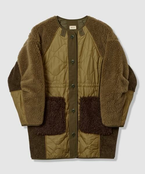 HOUSE OF LOTUS / ハウス オブ ロータス その他アウター | ボアパッチワークコート | 詳細1