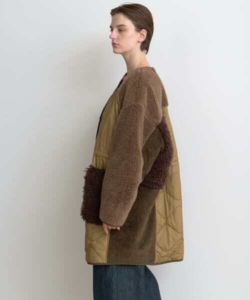 HOUSE OF LOTUS / ハウス オブ ロータス その他アウター | ボアパッチワークコート | 詳細2