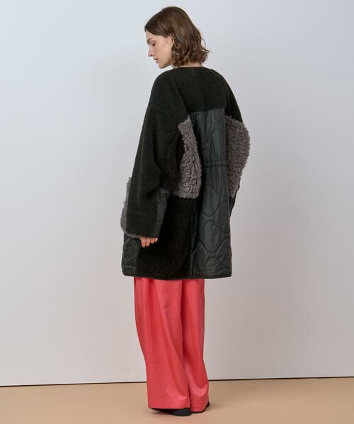 HOUSE OF LOTUS / ハウス オブ ロータス その他アウター | ボアパッチワークコート | 詳細6