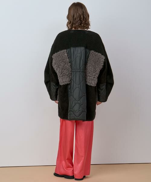 HOUSE OF LOTUS / ハウス オブ ロータス その他アウター | ボアパッチワークコート | 詳細7