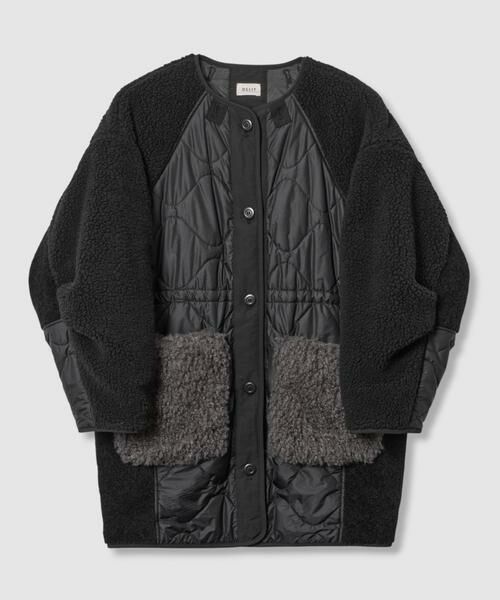 HOUSE OF LOTUS / ハウス オブ ロータス その他アウター | ボアパッチワークコート | 詳細8