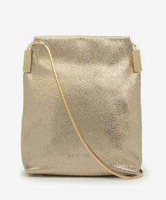 【2025 FALL & WITER Collection】<br/><br/>洗練されたエレガンスのAURORA MINIは、どんな装いにも、さりげなくラグジュアリーなタッチを添えるデザイン。<br/><br/>華奢なゴールドチェーンは肩に掛けても、手に優雅に掛けても、静かな華やかさを醸し出します。<br/><br/>コンパクトでモダンなデザインはアクセサリー以上の存在感を放ちます。<br/><br/><br/>メーカー品番:AURORA MINI METALLIC<br/><br/>　【MAESTOSO/マエストソ】<br/><br/>ルーマニアブカレストで建築を学んだデザイナー・クラウディアによる、彫刻的なシルエットやエッジを加えたミニマリズムにアプローチしたタイムレスなコレクション。<br/>幼少期に培われたデザインやアートへの情熱・感性は、時代を越えても変わらず、卓越した職人技と選び抜かれた上質な素材を用いて長く受け継がれるものづくりを実現しています。<br/>