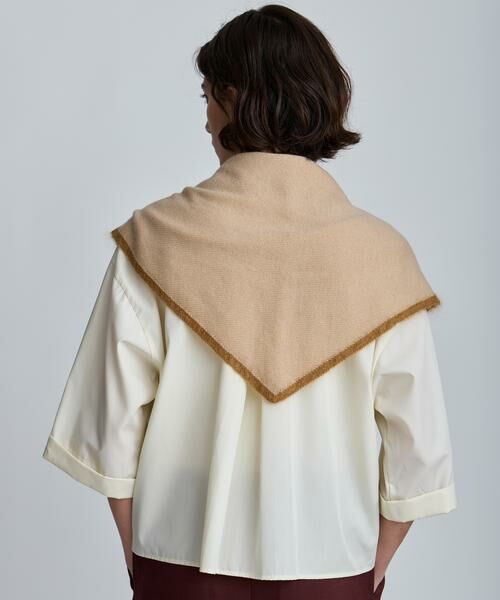 HOUSE OF LOTUS / ハウス オブ ロータス マフラー・ショール・スヌード・ストール | トライアングルトリコロールリバースカーフ | 詳細2