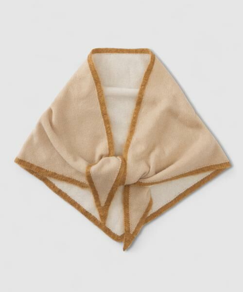 HOUSE OF LOTUS / ハウス オブ ロータス マフラー・ショール・スヌード・ストール | トライアングルトリコロールリバースカーフ | 詳細3