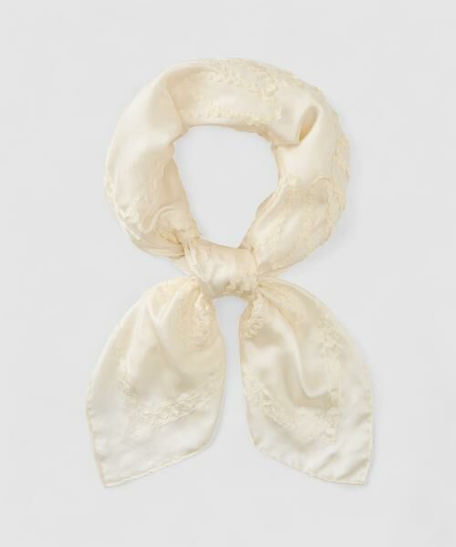 HOUSE OF LOTUS / ハウス オブ ロータス マフラー・ショール・スヌード・ストール | テープエンブロイダリーペイズリースカーフ | 詳細4