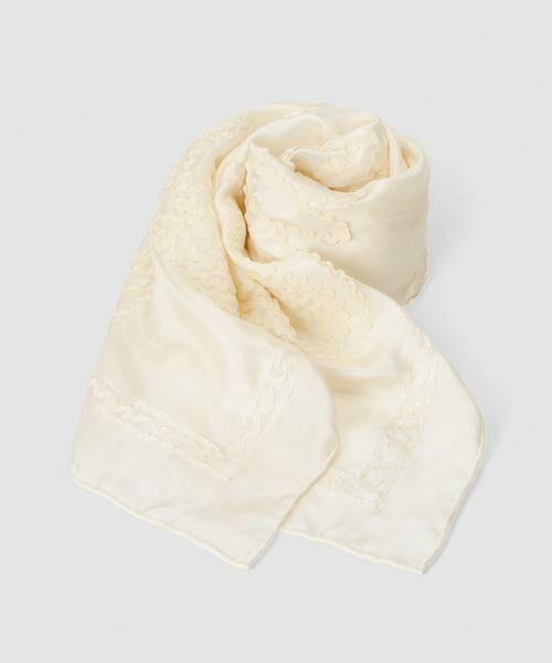 HOUSE OF LOTUS / ハウス オブ ロータス マフラー・ショール・スヌード・ストール | テープエンブロイダリーペイズリースカーフ | 詳細5
