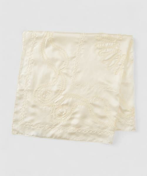 HOUSE OF LOTUS / ハウス オブ ロータス マフラー・ショール・スヌード・ストール | テープエンブロイダリーペイズリースカーフ | 詳細6