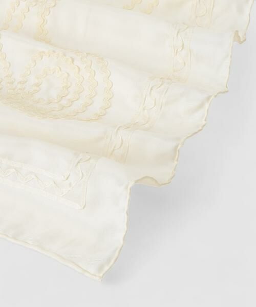 HOUSE OF LOTUS / ハウス オブ ロータス マフラー・ショール・スヌード・ストール | テープエンブロイダリーペイズリースカーフ | 詳細7