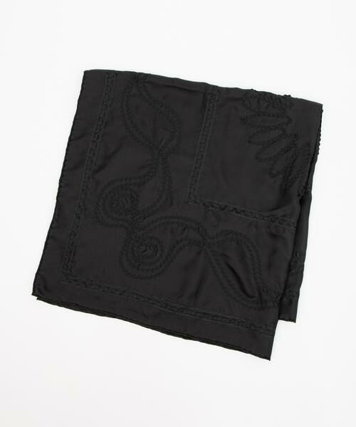 HOUSE OF LOTUS / ハウス オブ ロータス マフラー・ショール・スヌード・ストール | テープエンブロイダリーペイズリースカーフ | 詳細9