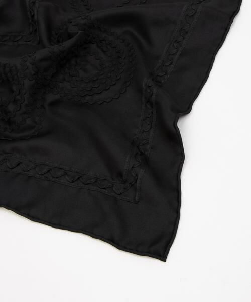 HOUSE OF LOTUS / ハウス オブ ロータス マフラー・ショール・スヌード・ストール | テープエンブロイダリーペイズリースカーフ | 詳細10