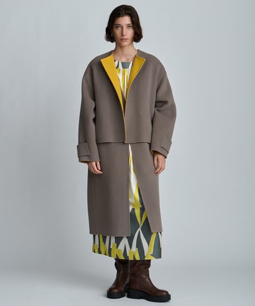 HOUSE OF LOTUS / ハウス オブ ロータス その他アウター | バイカラーショートコート | 詳細11