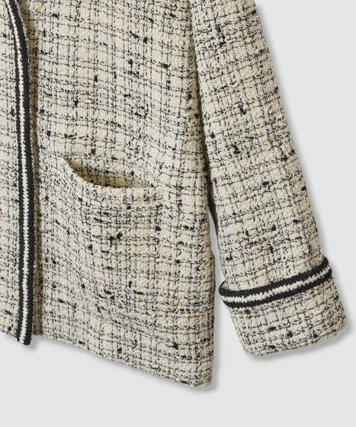 HOUSE OF LOTUS / ハウス オブ ロータス ノーカラージャケット | チェックツイードジャケット | 詳細14