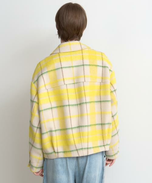 HOUSE OF LOTUS / ハウス オブ ロータス ブルゾン | シャギーチェックブルゾン | 詳細3