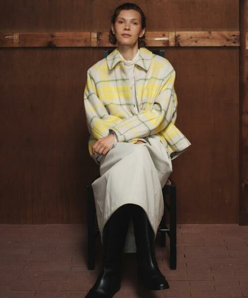 HOUSE OF LOTUS / ハウス オブ ロータス ブルゾン | シャギーチェックブルゾン | 詳細6