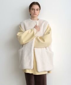 HOUSE OF LOTUS / ハウス オブ ロータス その他アウター | ショートパイルフェイクファージレ