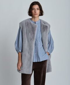 HOUSE OF LOTUS / ハウス オブ ロータス その他アウター | ショートパイルフェイクファージレ