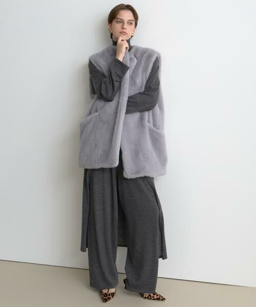 HOUSE OF LOTUS / ハウス オブ ロータス その他アウター | ショートパイルフェイクファージレ | 詳細9