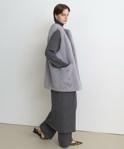 HOUSE OF LOTUS / ハウス オブ ロータス その他アウター | ショートパイルフェイクファージレ | 詳細11