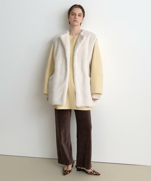 HOUSE OF LOTUS / ハウス オブ ロータス その他アウター | ショートパイルフェイクファージレ | 詳細1