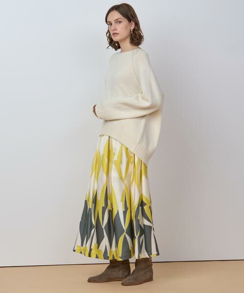 HOUSE OF LOTUS / ハウス オブ ロータス スカート | マルチジオメトリックプリントティアードスカート | 詳細1
