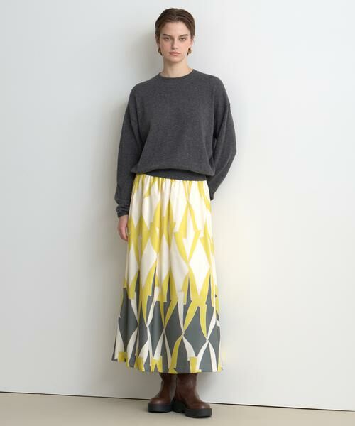 HOUSE OF LOTUS / ハウス オブ ロータス スカート | マルチジオメトリックプリントティアードスカート | 詳細4