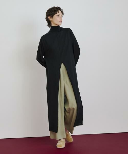 HOUSE OF LOTUS/ハウス オブ ロータス ウーステッドメリノウールワンピース ブラック 2 HOUSE OF LOTUS/ハウス オブ ロータス ウーステッドメリノウールワンピース ブラック 2