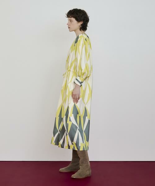 HOUSE OF LOTUS / ハウス オブ ロータス ワンピース | マルチジオメトリックプリントワンピース | 詳細1