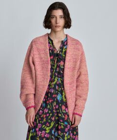 HOUSE OF LOTUS / ハウス オブ ロータス カーディガン・ボレロ | ミックスモヘアバイカラーカーディガン