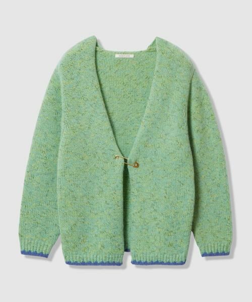 HOUSE OF LOTUS / ハウス オブ ロータス カーディガン・ボレロ | ミックスモヘアバイカラーカーディガン | 詳細12