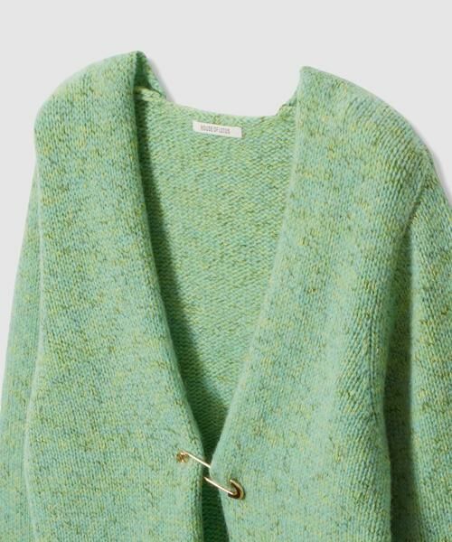 HOUSE OF LOTUS / ハウス オブ ロータス カーディガン・ボレロ | ミックスモヘアバイカラーカーディガン | 詳細14